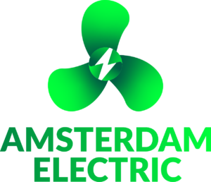 Logo Amsterdam Electric Boot Ombouwen Elektrisch