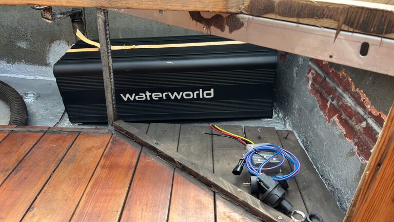 6,8kWh accu van WaterWorld